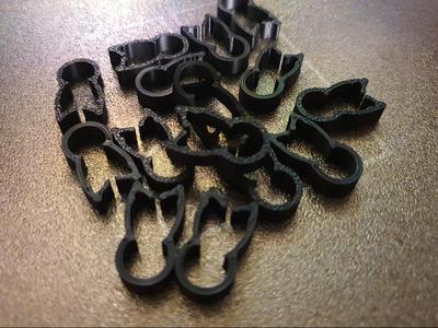 Flower CLIP Stem CLIPS CLAPS HAIRPIN CAP