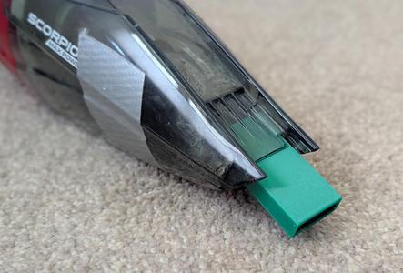 [PythonSCAD] Dirt Devil Scorpion handheld vacuum nozzle