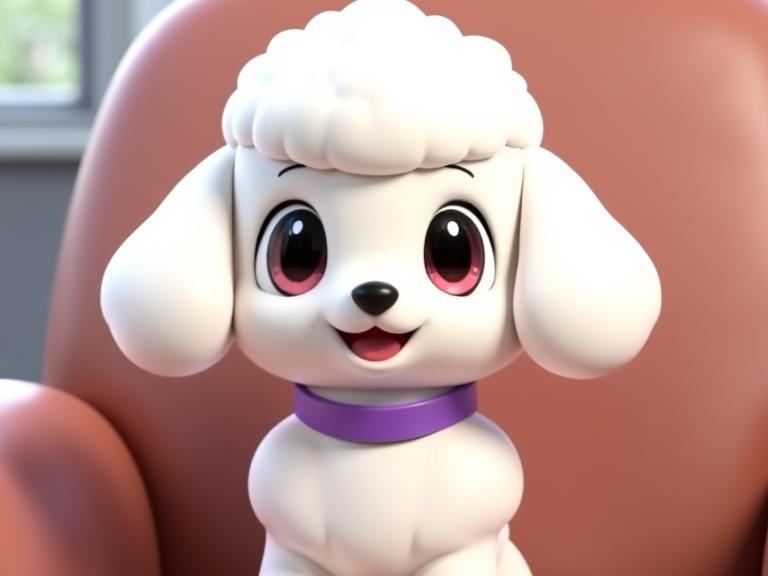 Cute Mini Poodle Model