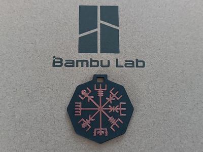 Nordic Rune Circle Keychain/Necklace__ AMS