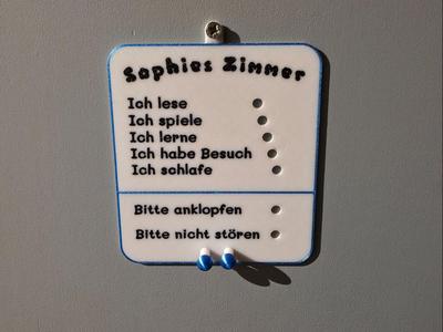 Children's Room Door Sign