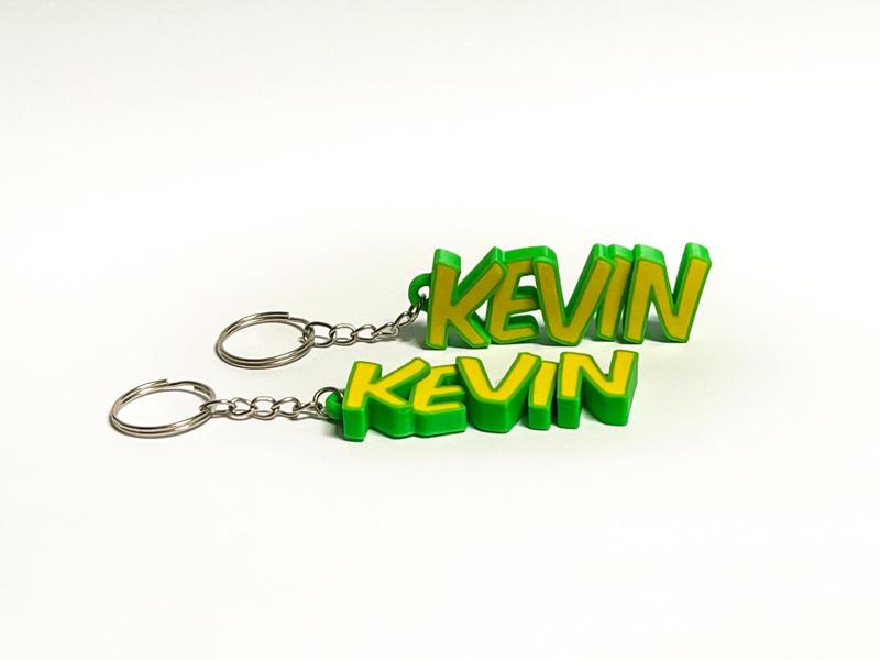 Lovely keychain with the name KEVIN