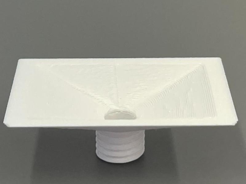 Rain sensor funnel for robotic lawnmowers