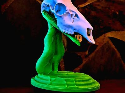 "Skull Stand" Display
