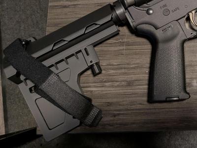 Adjustable Pistol Brace w/ Screw Pin