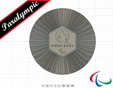 Médaille Jeux Olympiques et Paralympiques  Paris 2024 / Medal of Paris 2024 Olympics and Paralympics Games