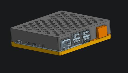 Raspberry Pi 5 + Waveshare PCIe to Gigabit ETH Board Case (RPi Router)