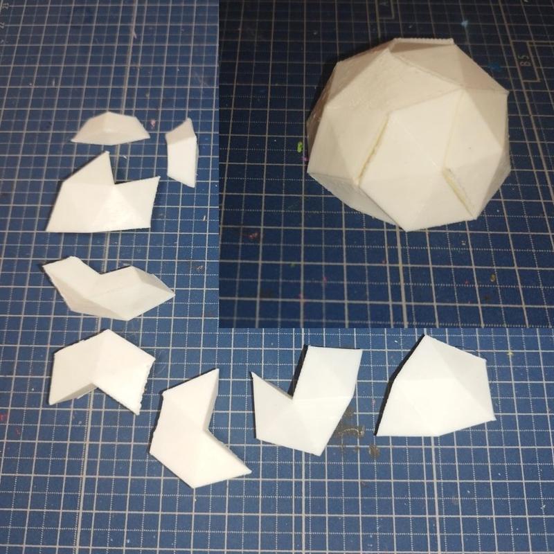 Geodesic dome 3D Puzzle 6pices