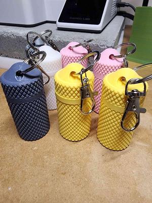 Pill Bottle Keychain