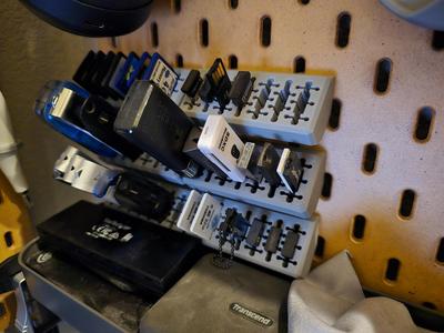 USB stick or SD Card or Micro SD card Holder for IKEA Skadis