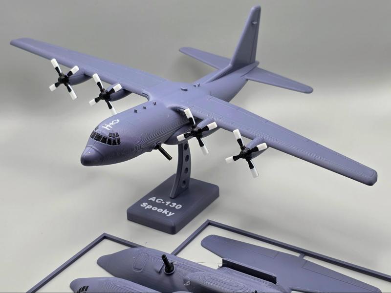 AC-130 Plane Kit Card