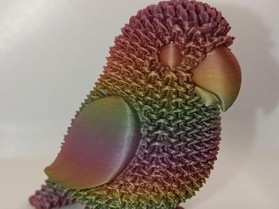 Knitted Parrot