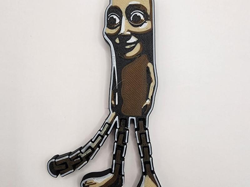 Italian Brainrot keychain—Tung Tung Tung Sahur