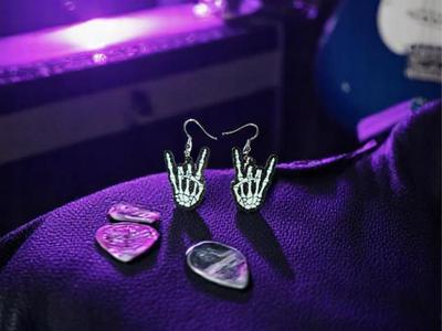 Rock earrings