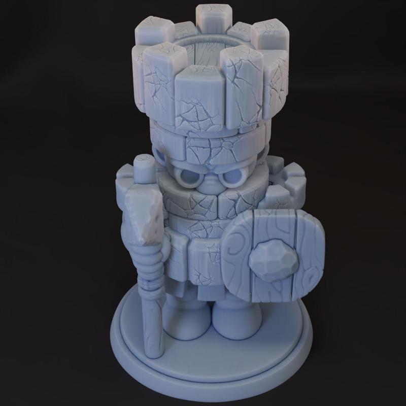 Chess Piece Rook Man