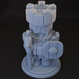 Chess Piece Rook Man