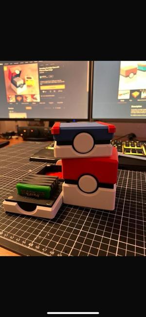 Pokéball GBA Cartridge Case 