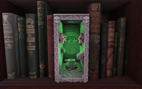 Witch cave Booknook