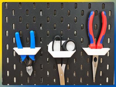Scissors, Pliers, Tools Holder for IKEA Skadis