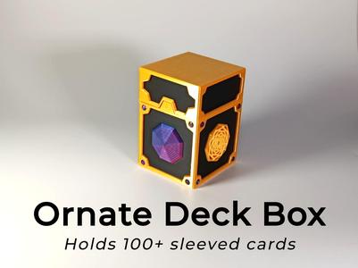 Ornate Deck Box | No AMS required | 100+ cards