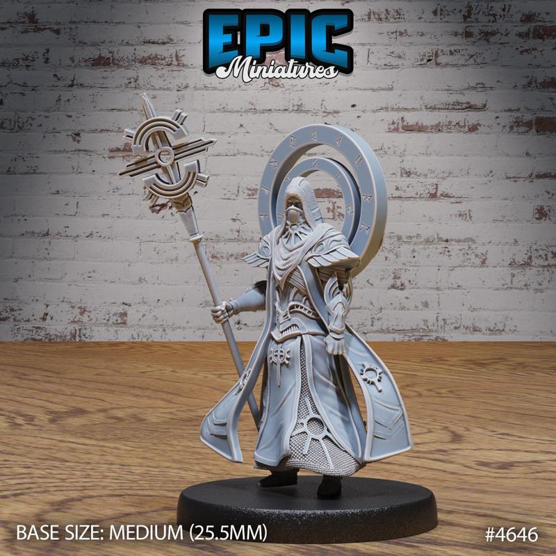White Priest / Holy Bishop Soldier / Humanoid Pope Character / Heavenly High Guardian / Religious Order Warrior / Holy Cleric Soldier / Divine Magic Healer / Mysterious Encounter