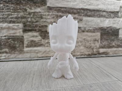 3D Printed Baby Groot Figure
