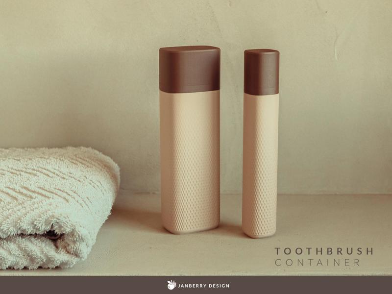 Toothbrush Container - Fading Pattern