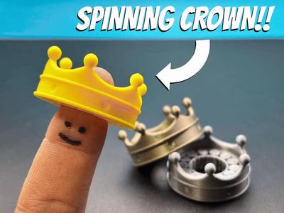 Spinning Crown Fidget | Ball Bearing Style