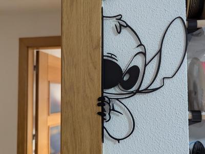 Stitch Wall art / Door art (Vertical)