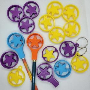Star Spinners: Pencil Toppers, Keychains & More