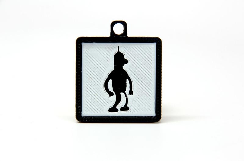 Bender Silhouette Keychain