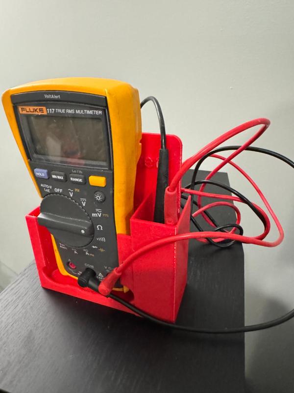 Large multimeter holder for Skadis
