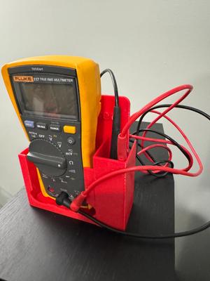 Large multimeter holder for Skadis