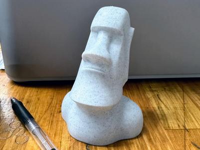 4" Moai Easter Island Statue Figurine No overhang