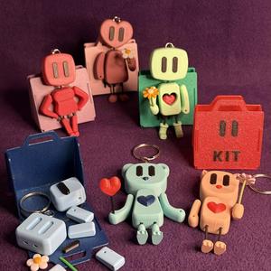 STRING-FLEX - CUSTOMIZABLE CHARACTERS KEYCHAIN - VALENTINE'S DAY VERSION