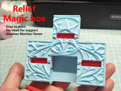 Relief  Magic Box（Glueless Mortise-Tenon）