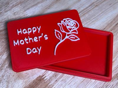 Mothers Day Gift Card Box