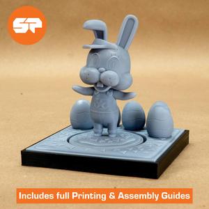 Animal Crossing Zipper 3D Model - STL file for 3d Printing -  Amiibo scale - 3d Printable Animal Crossing New Horizons Figure