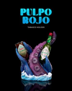 Pulpo Rojo Tabasco Holder