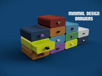 Minimal Design Drawers No supports