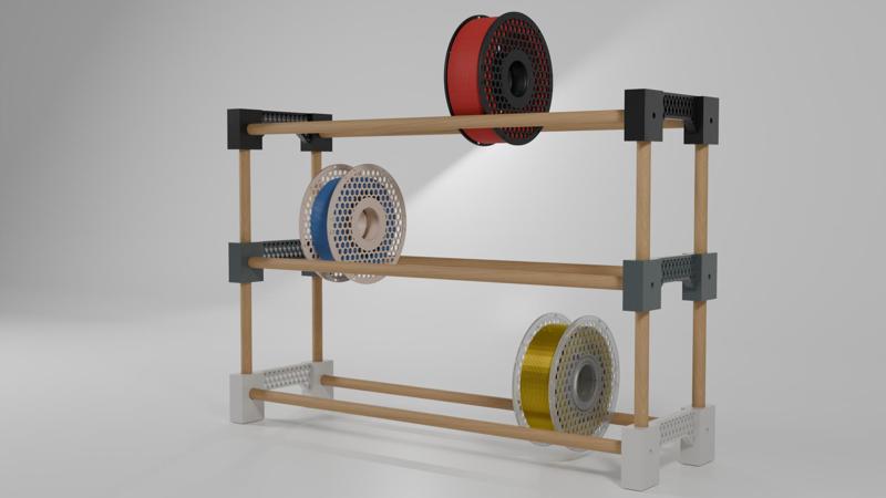 Triangle Modular Spool Rack