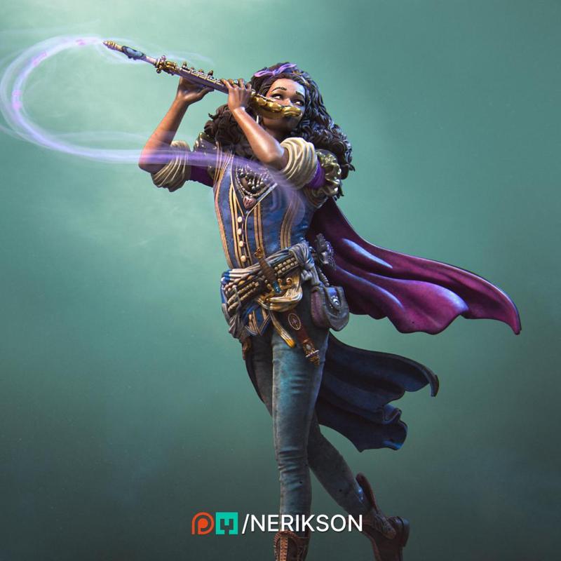 Inithia the Bard [presupported]