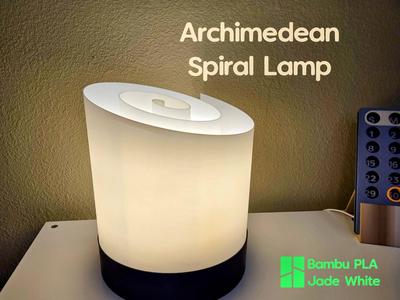 Archimedean Spiral Lamp