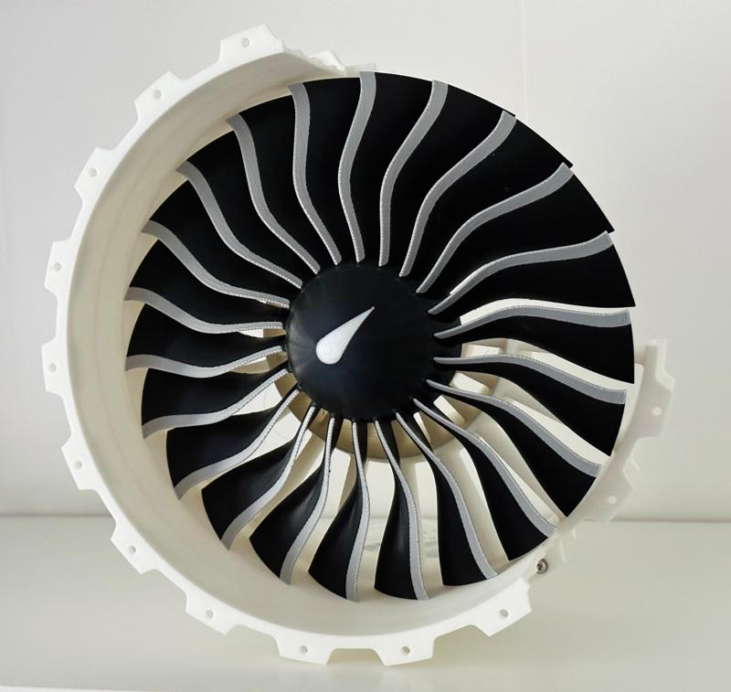 Alternate Fan & Spinners for 3D Printed Jet Engine