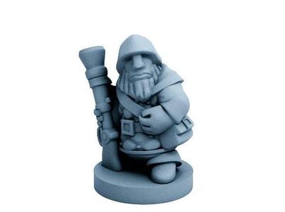 Dwarfclan Gunner (18mm scale)