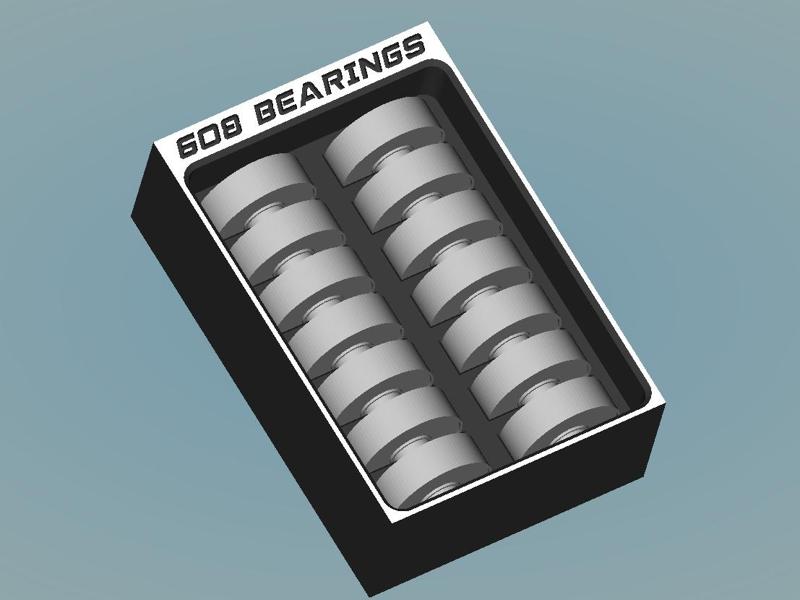 BaBo organizer insert for 608 bearings (3x2)