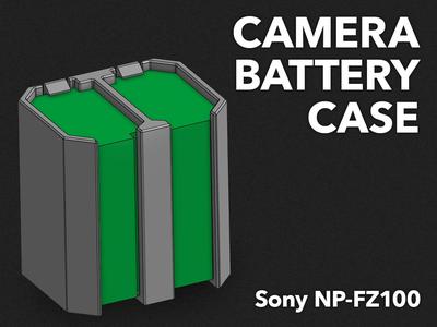 Sony NP-FZ100 Camera Battery Case (Dual Slot)