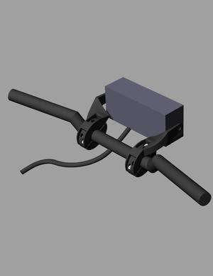 Dirt bike light mount