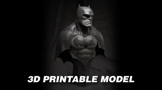 Batman Bust - 3D Printable Model