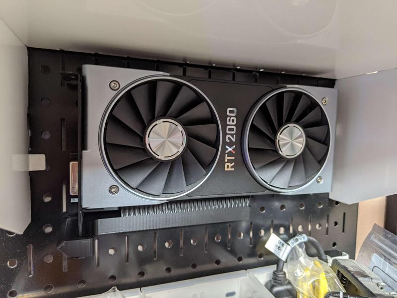 1/4" Pegboard GPU Display Mount
